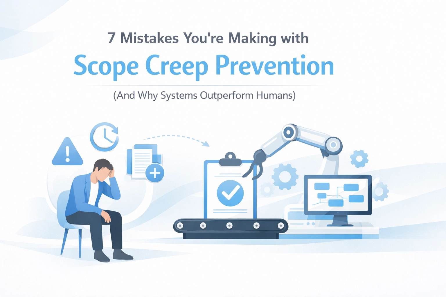 7 Mistakes You’re Making with Scope Creep Prevention (And Why Systems Outperform Humans)