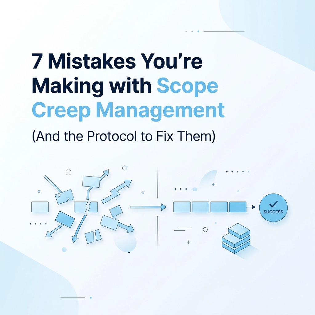 7 Mistakes You’re Making with Scope Creep Management (And the Protocol to Fix Them)