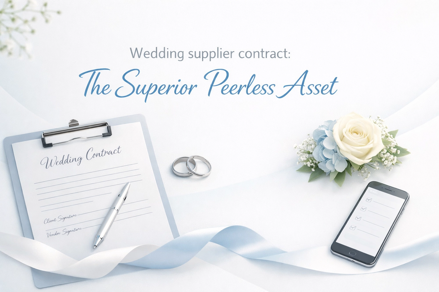 Wedding supplier contract: The Superior Peerless Asset