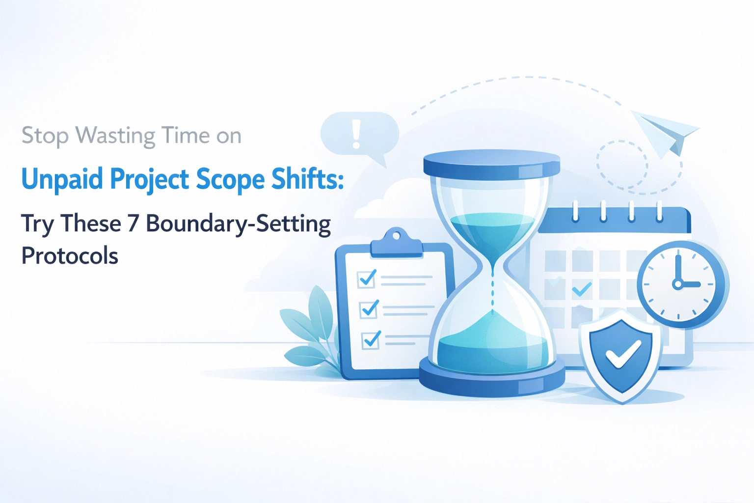 Stop Wasting Time on Unpaid Project Scope Shifts: Try These 7 Boundary-Setting Protocols