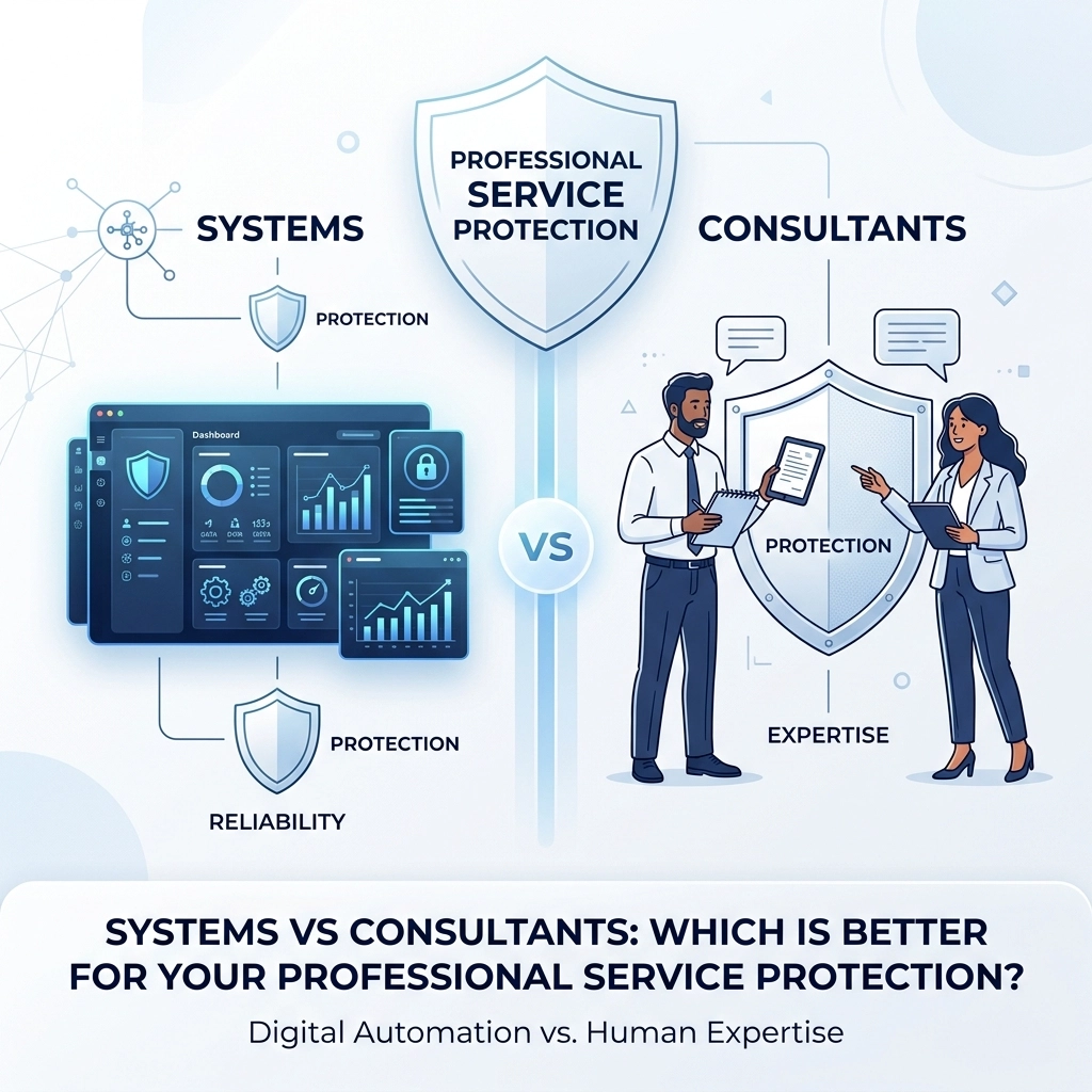 Systems Vs Consultants: Which Is Better For Your Professional Service Protection?