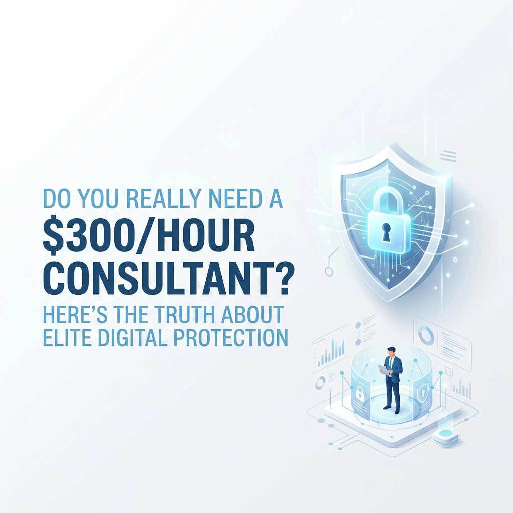 Do You Really Need a $300/Hour Consultant? Here’s the Truth About Elite Digital Protection