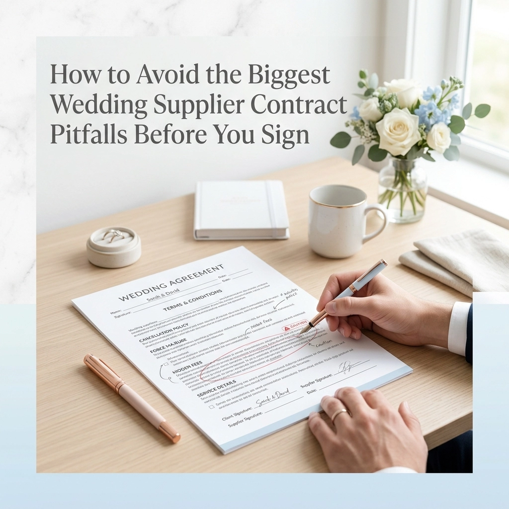 How to Avoid the Biggest Wedding Supplier Contract Pitfalls Before You Sign