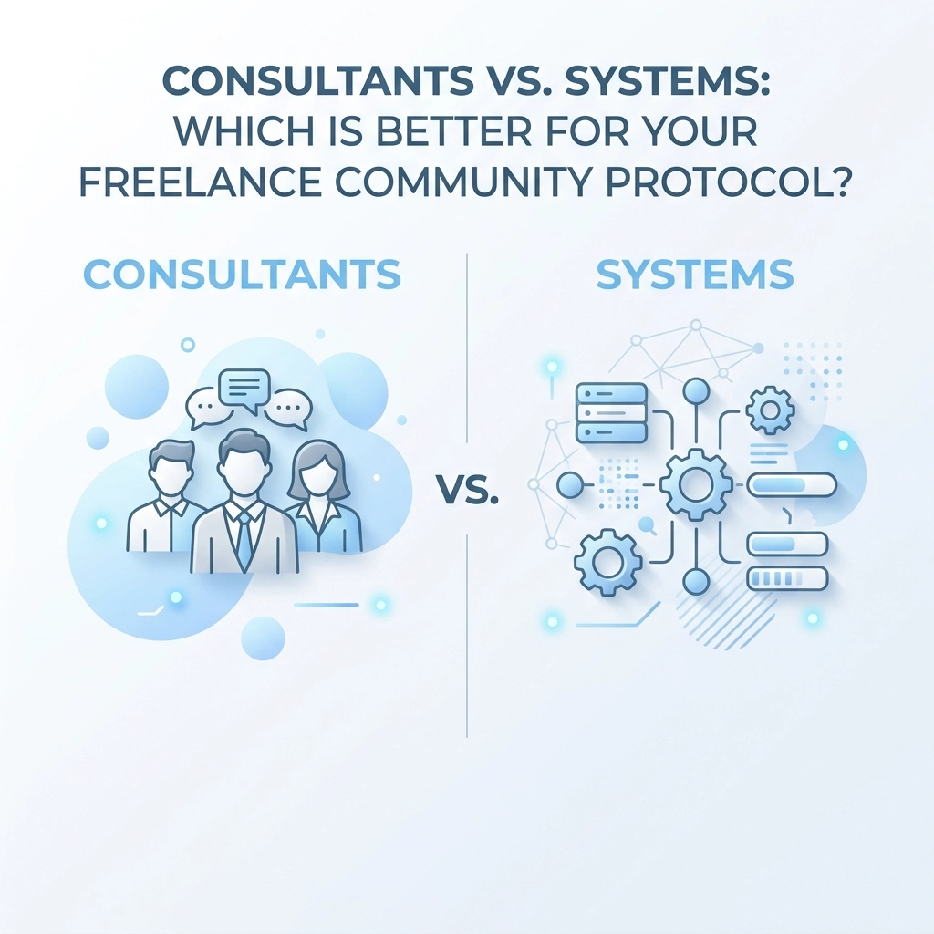 Consultants Vs. Systems: The Ultimate Choice For Your Elite Freelance Community Protocol