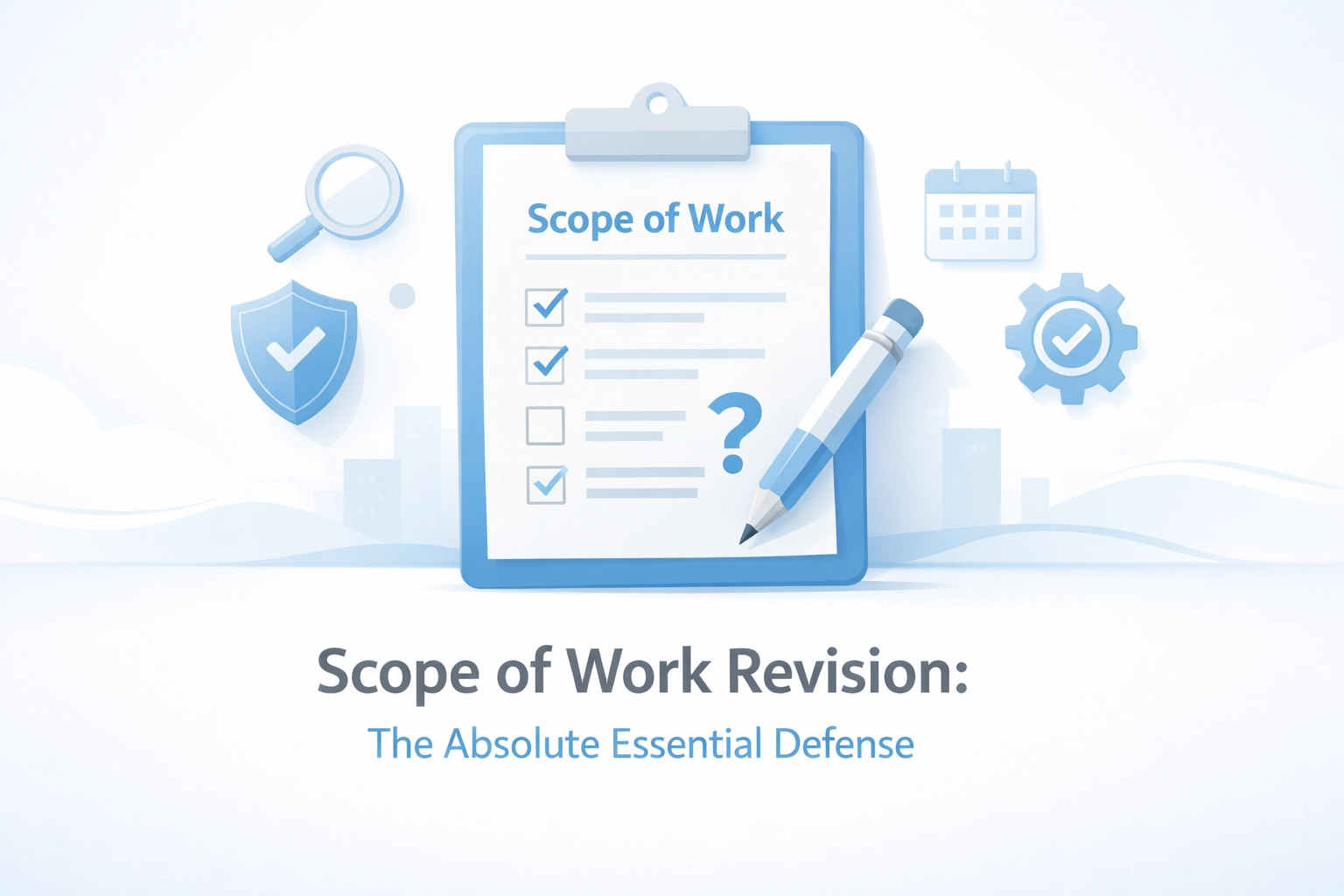 Scope of work revision: The Absolute Essential Defense