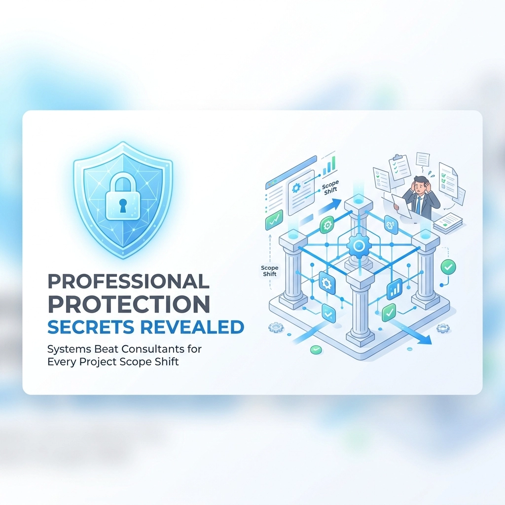 Professional Protection Secrets Revealed: Why Systems Beat Consultants for Every Project Scope Shift