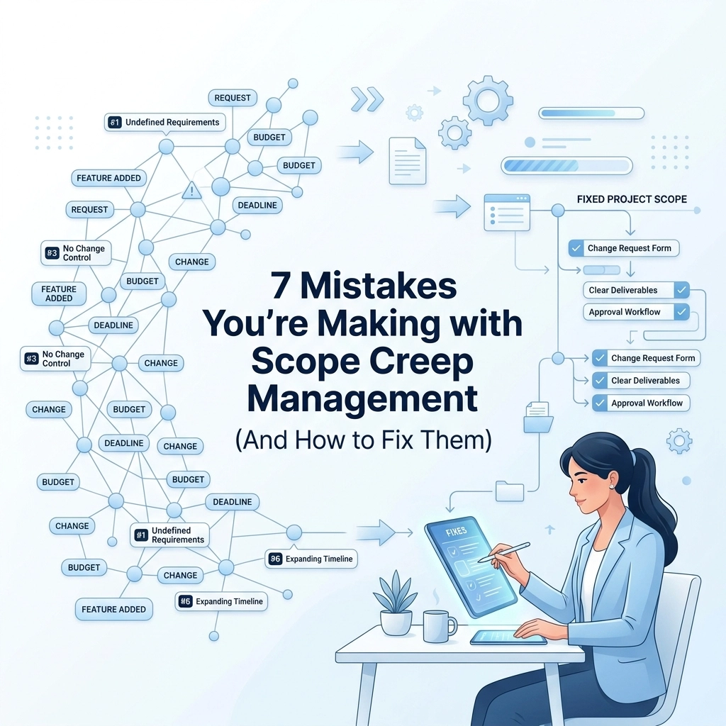 7 Mistakes You’re Making with Scope Creep Management (And How to Fix Them)