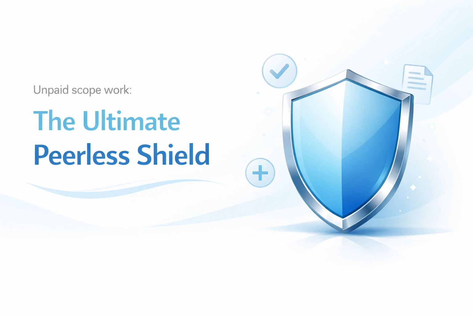 Unpaid scope work: The Ultimate Peerless Shield