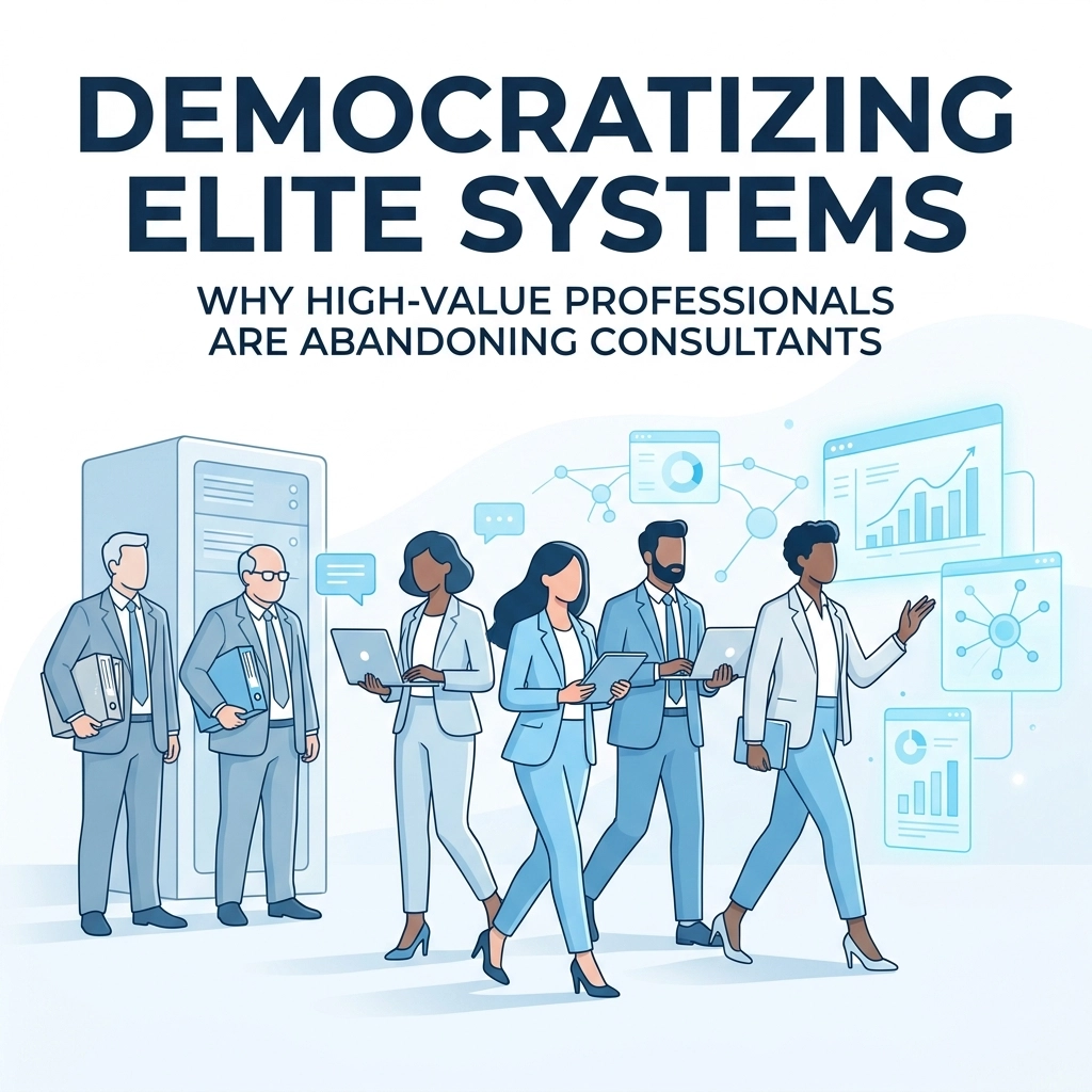 Democratizing Elite Systems: Why Professionals Abandon Elite and Crucial Consultants