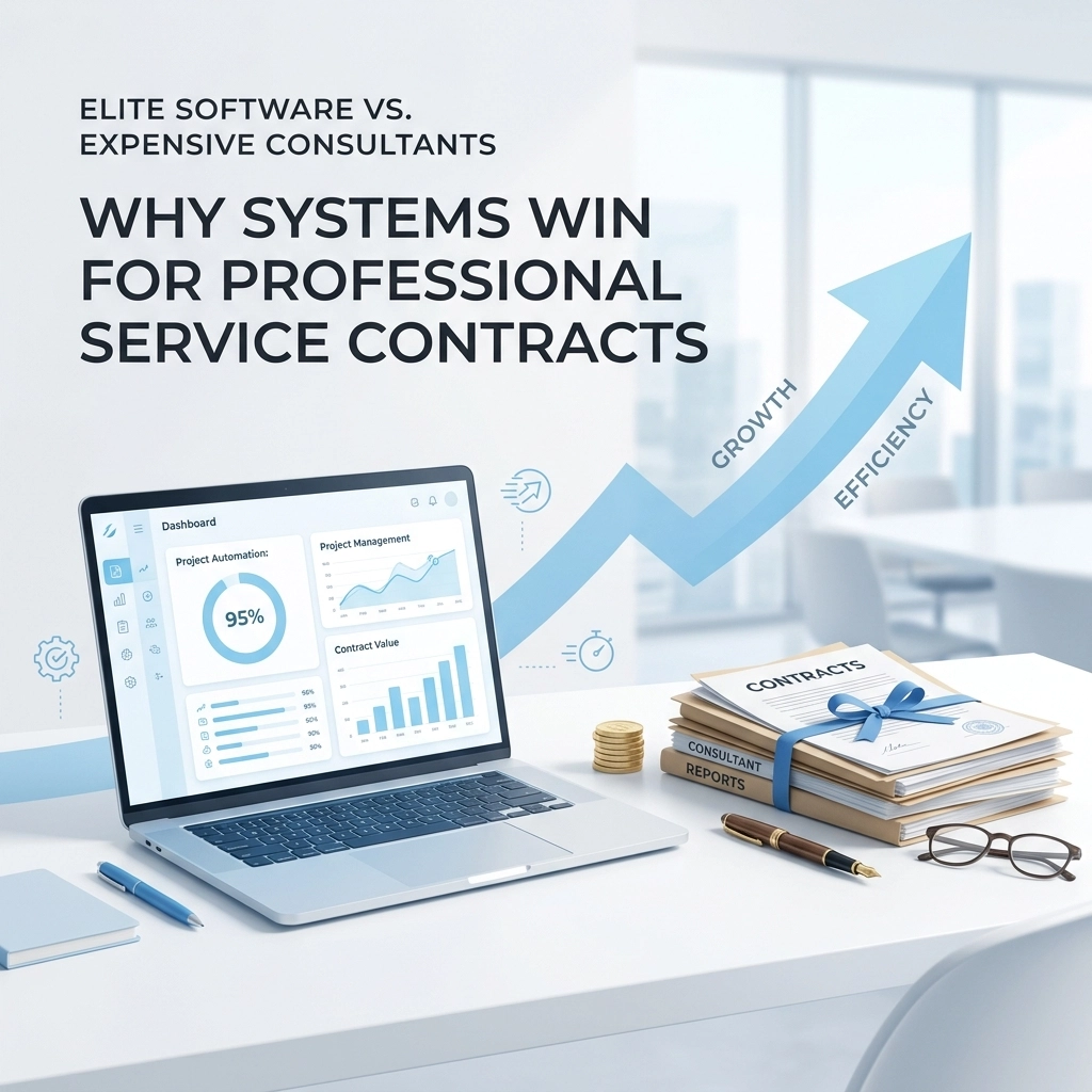 Elite Software vs. Expensive Consultants: Why Systems Win for Professional Service Contracts