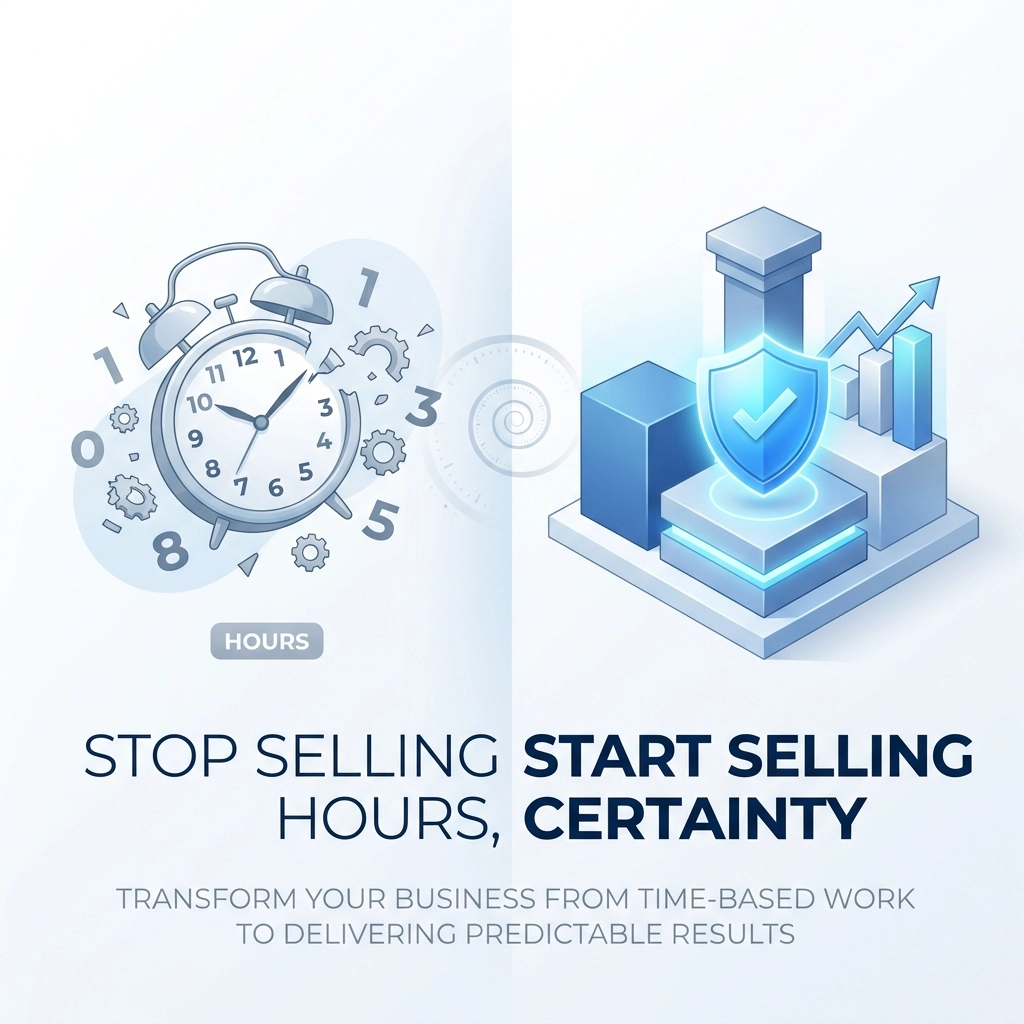 Stop Selling Hours, Start Selling Certainty: The Ultimate Professional Pivot for Crucial Growth