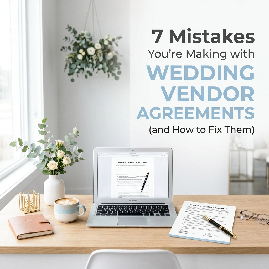 7 Mistakes You’re Making with Wedding Vendor Agreements (and How to Fix Them)