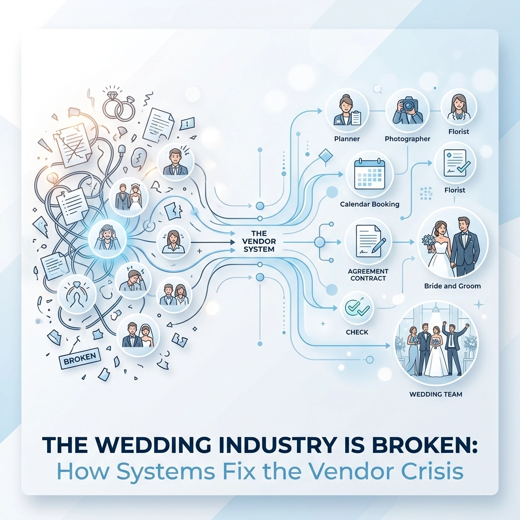 The Wedding Industry is Broken: Crucial Systems for Ultimate Vendor Protection