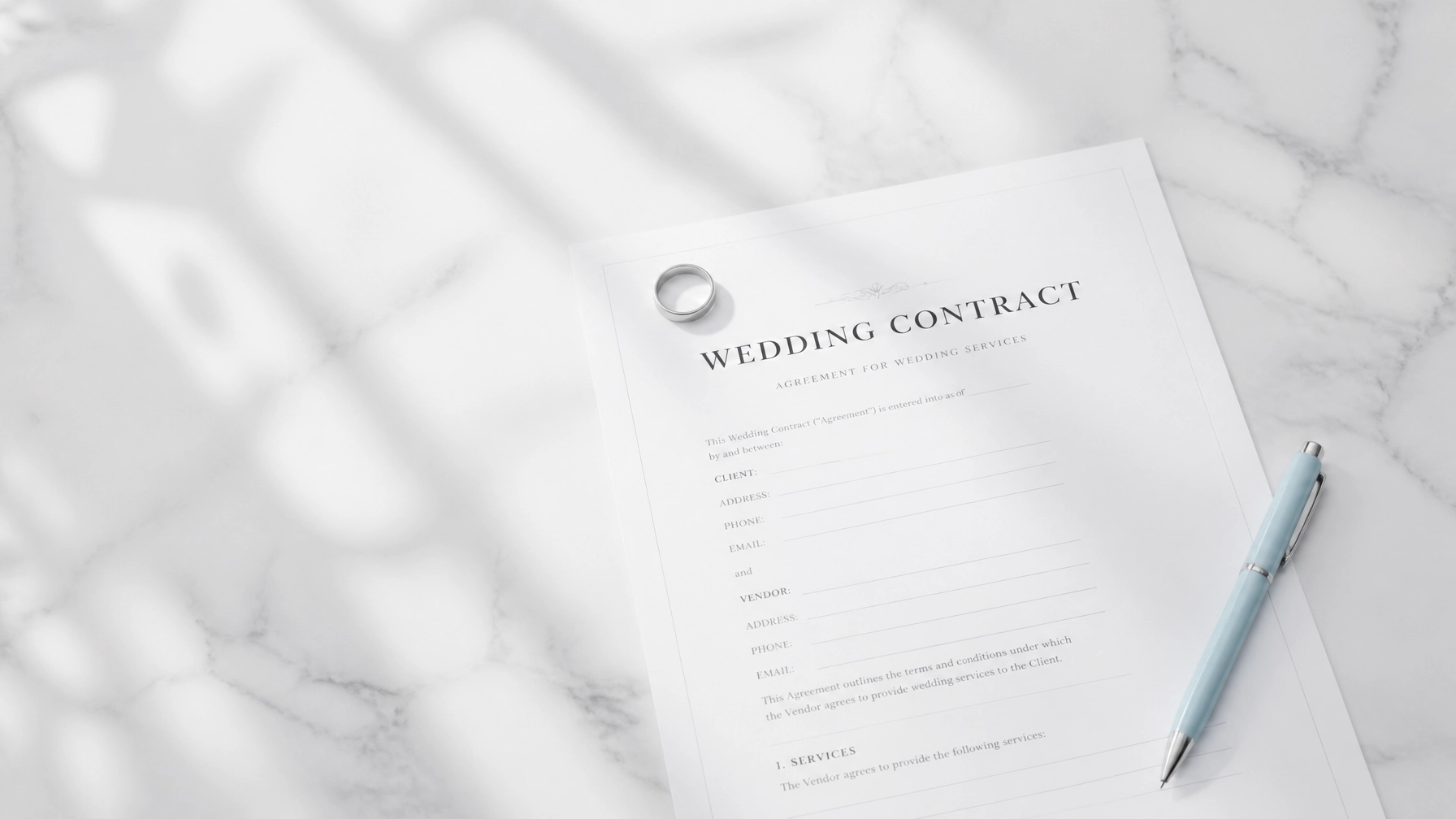 Wedding Supplier Contracts: The Elite Guide to Protecting the Couple from Massive Failure