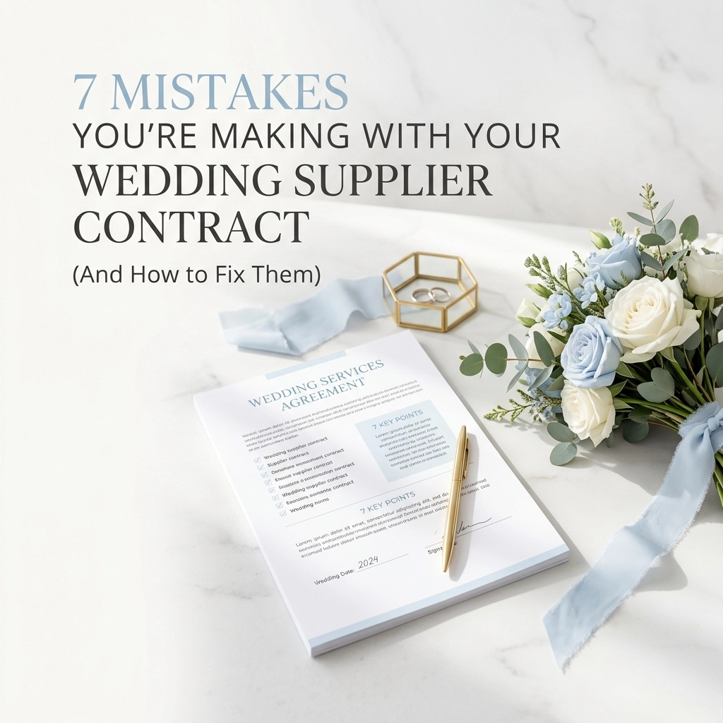 Wedding Supplier Contracts Mistakes: Crucial Pitfalls You Must Avoid for Ultimate Protection