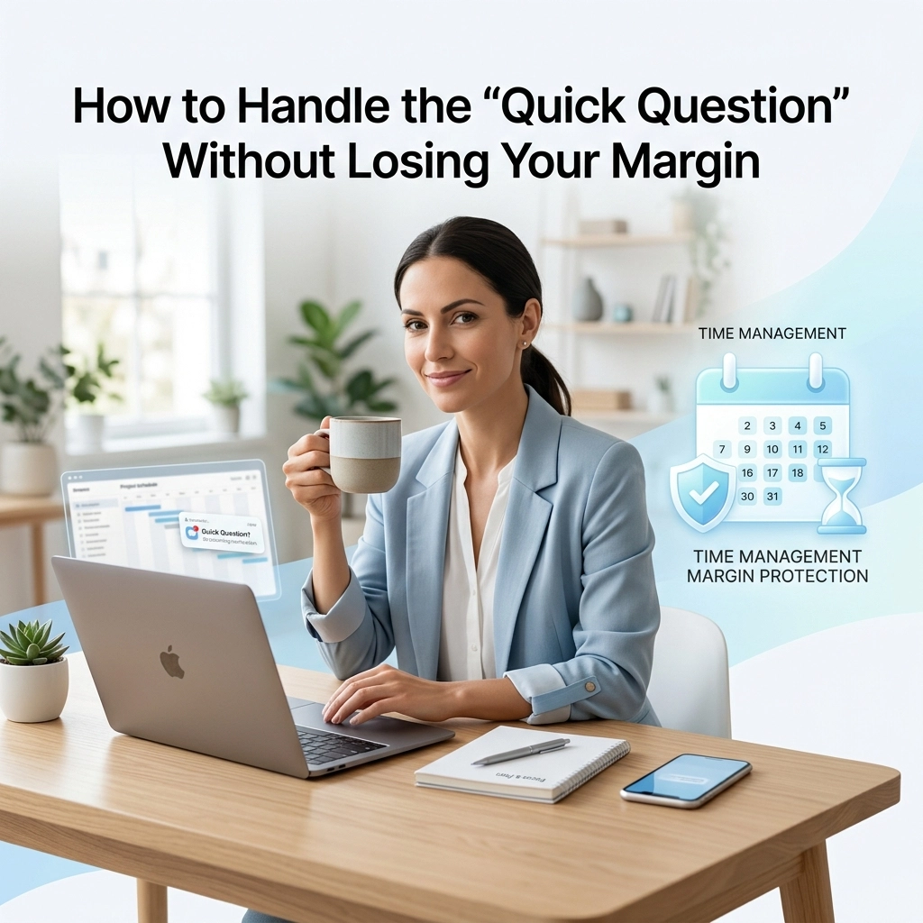 How to Handle the ‘Quick Question’ Without Losing Your Margin