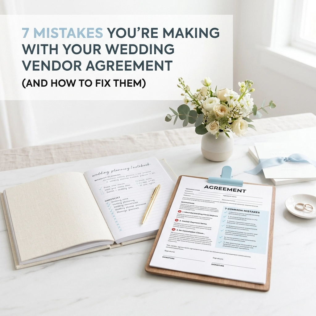 Wedding Supplier Contracts: Essential Shield Against Disastrous Mistakes and Massive Stress