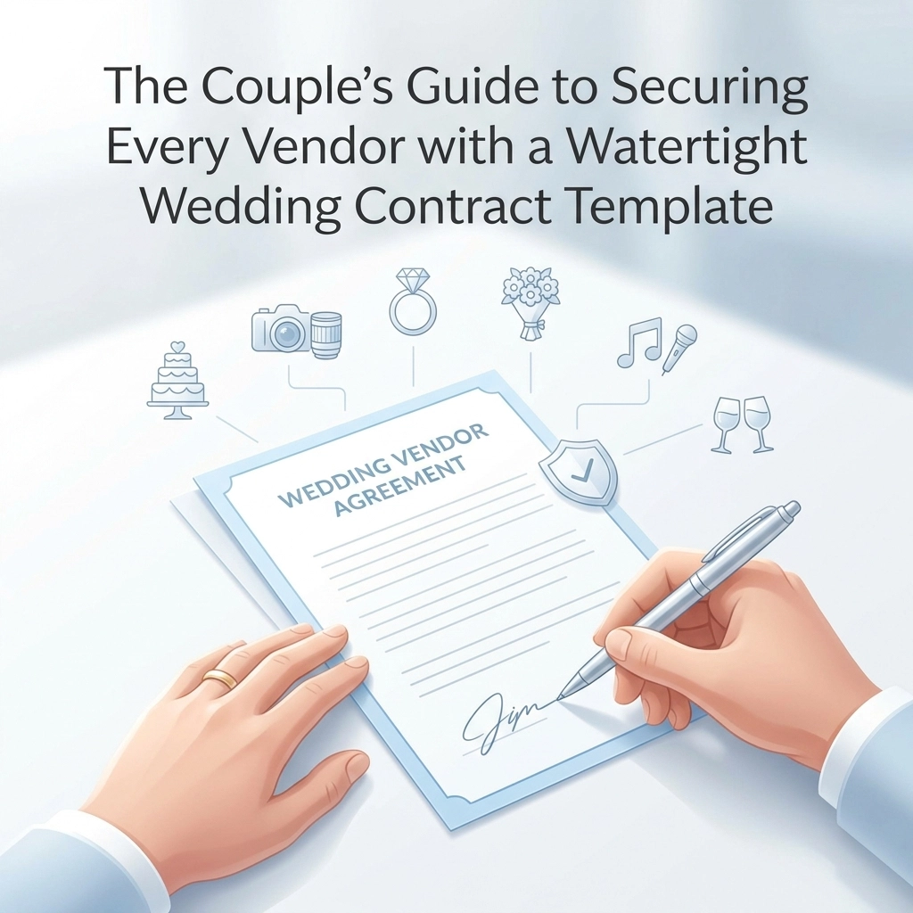 Wedding Supplier Contracts: The Crucial and Ultimate Guide for a Watertight Template