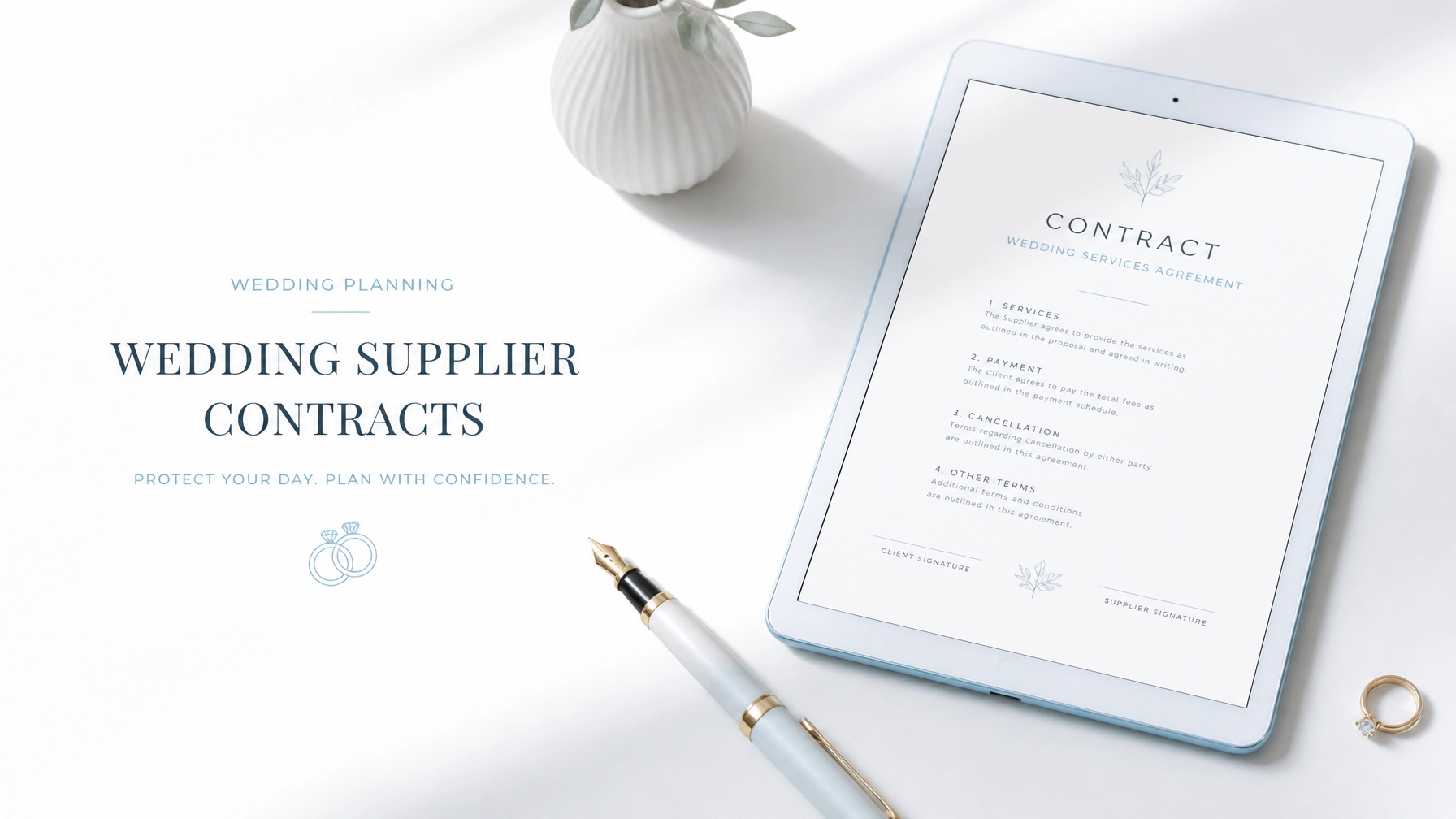 Wedding Supplier Contracts: The Elite Shield Against Crucial Legal Risks