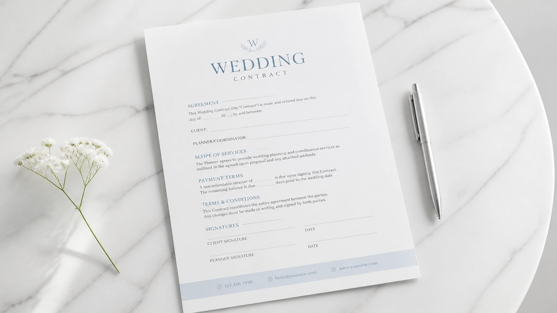Wedding Supplier Contract: Crucial Elite Protection for Your Big Day